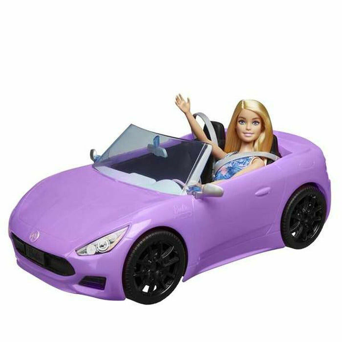 Muñeca Barbie And Her Purple Convertible