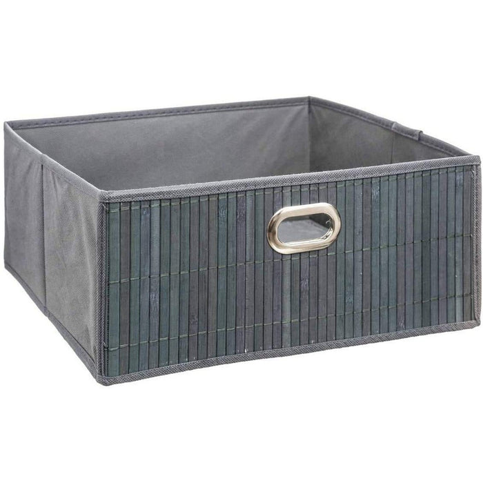 Cesta 5five Gris 31 x 31 x 13.5 cm Bambú