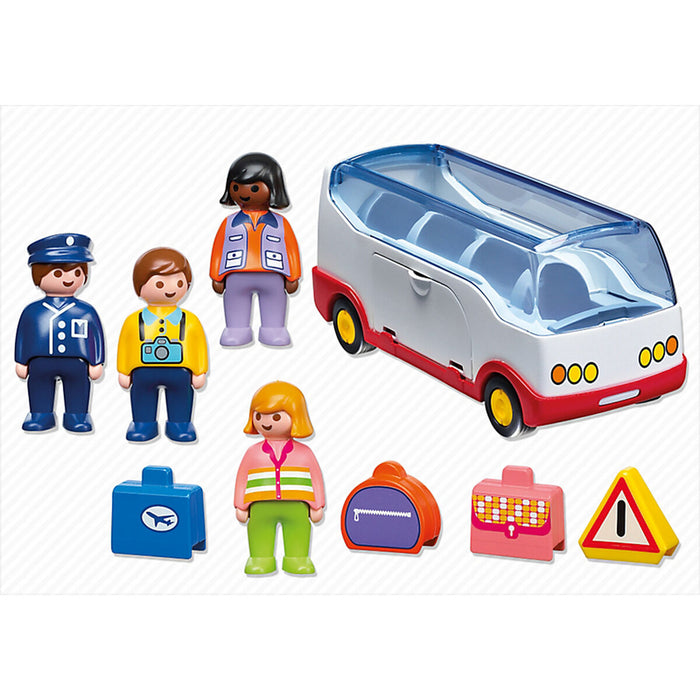 Playset 1.2.3 Bus Playmobil 6773 Blanco