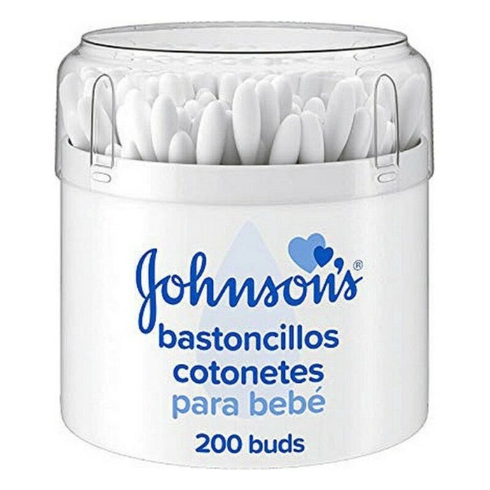 Bastoncillos de Algodón Baby Johnson's (200 pcs)