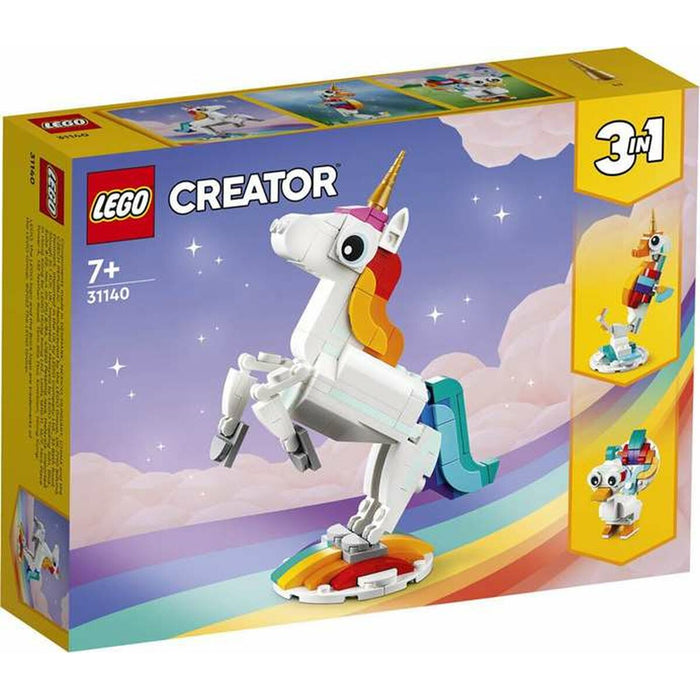 Playset Lego Creator Magic Unicorn 31140 3 en 1 145 Piezas