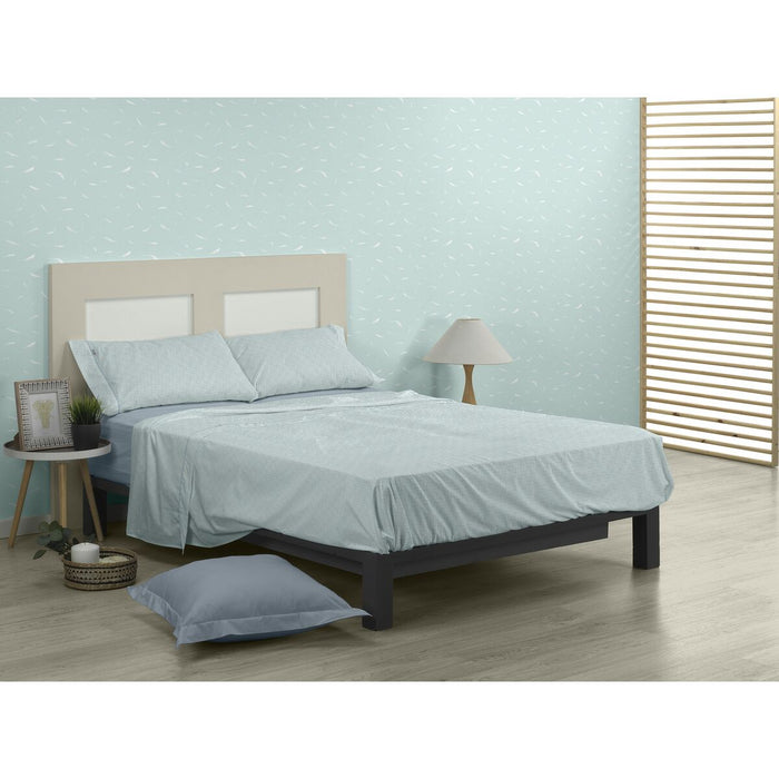 Juego de Sábanas Alexandra House Living Estelia Verde suave Cama de 105 3 Piezas