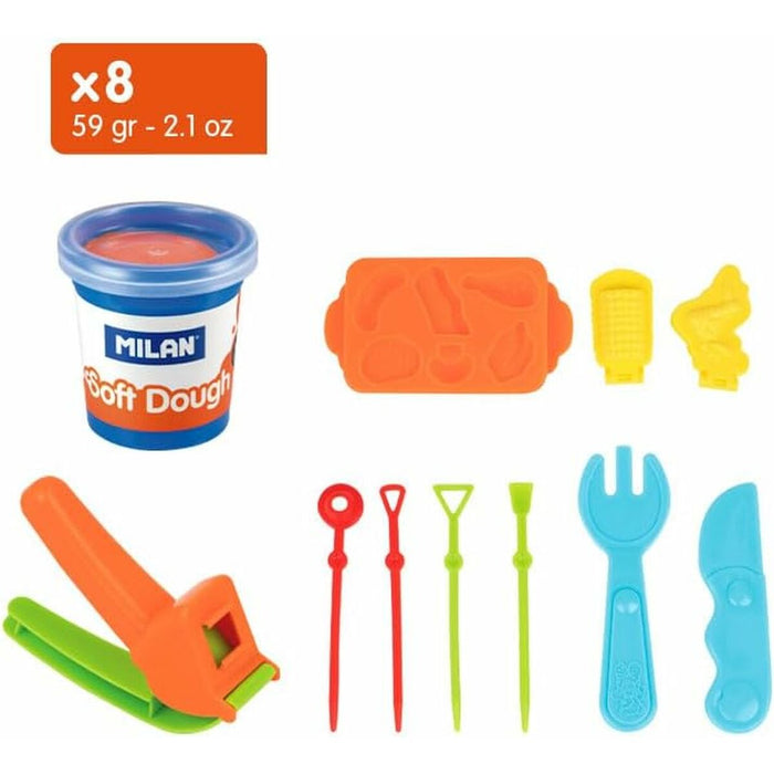 Pasta de modelar Milan Soft Dough BBq Multicolor