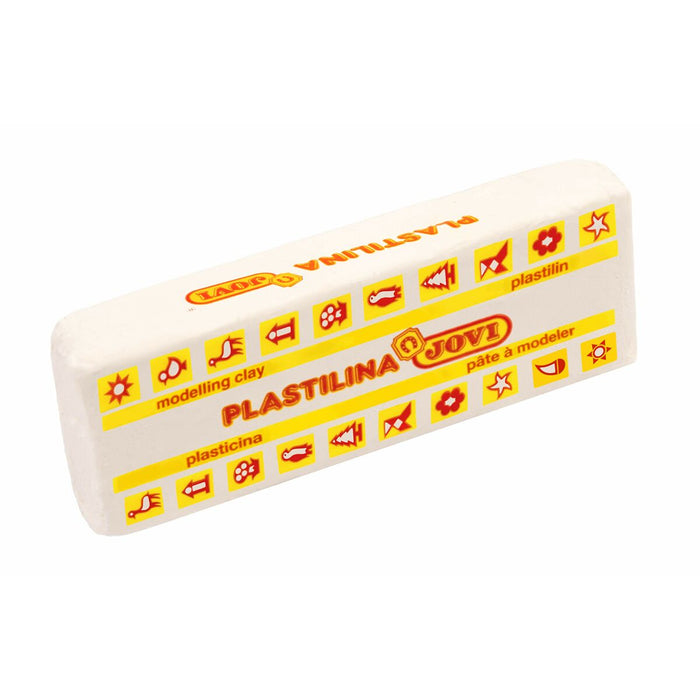 Barras de plastilina Jovi School 150 g Blanco (15 Piezas)