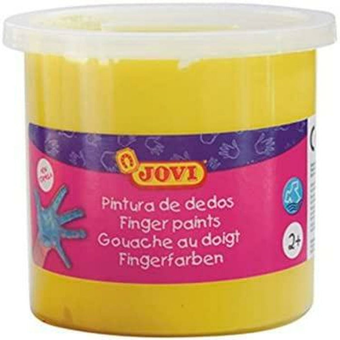 Pintura de Dedos Jovi Estuche 5 Piezas Amarillo 125 ml