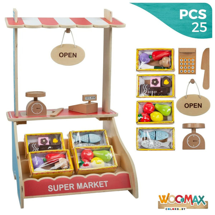 Centro de actividades Woomax 25 Piezas 35 x 52 x 32 cm