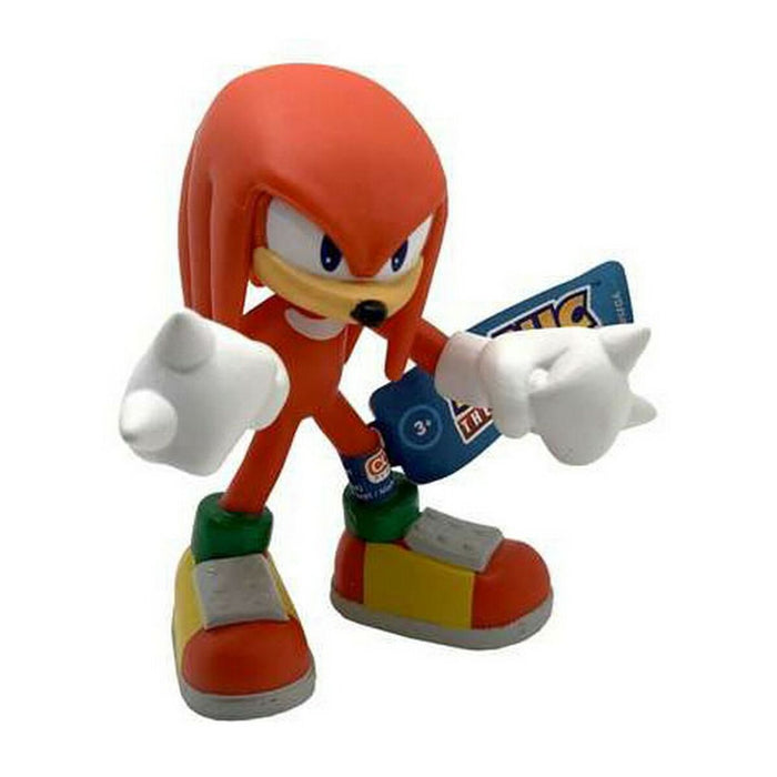 Set de Figuras de Animales Comansi Sonic Knuckles Plástico (8 cm)