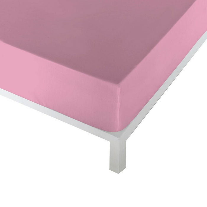 Sábana Bajera Ajustable Naturals BAJERA (DRAP HOUSSE) Rosa claro 90 x 190/200 cm (Cama de 90)