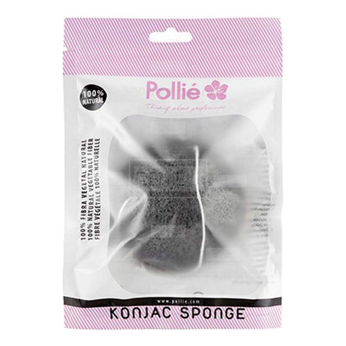 Esponja Corporal Eurostil KONJAC CARBON Natural Carbón