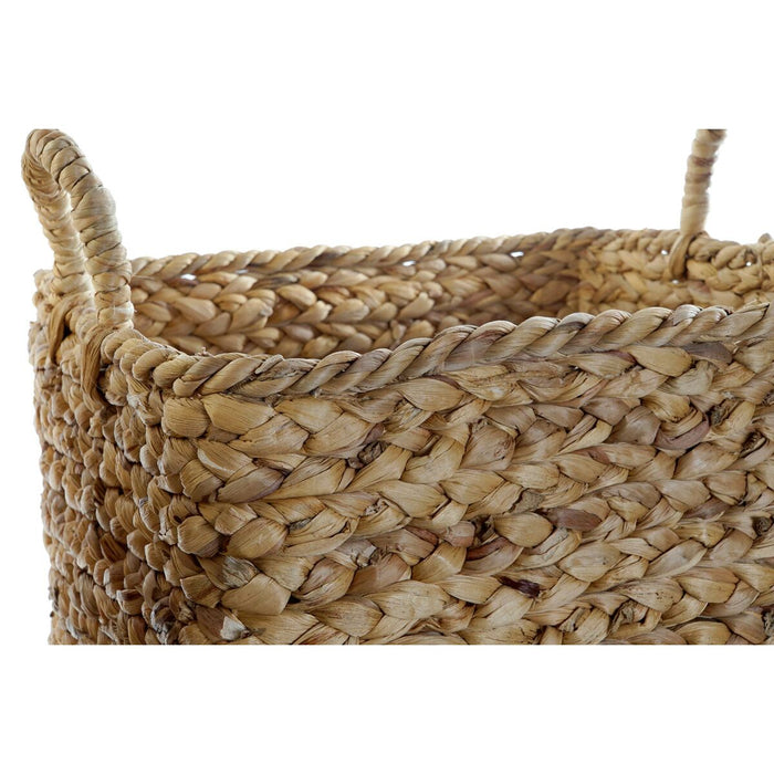 Juego de Cestas DKD Home Decor Natural Marrón Boho