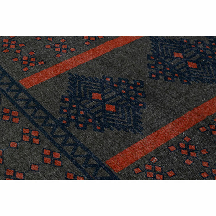 Alfombra DKD Home Decor 160 x 230 x 0,4 cm Azul Naranja Poliéster Árabe Geométrico (2 Unidades)