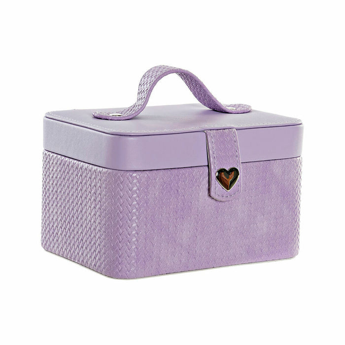 Caja-Joyero DKD Home Decor 8424001859917 16,5 x 12 x 10 cm Lila