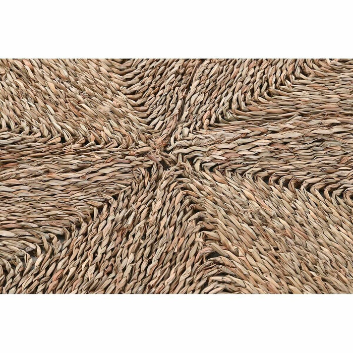 Alfombra DKD Home Decor 150 x 0,5 x 150 cm Natural Poliéster Hierba marina