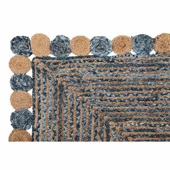 Alfombra DKD Home Decor Azul Multicolor Indio (200 x 290 x 1 cm)