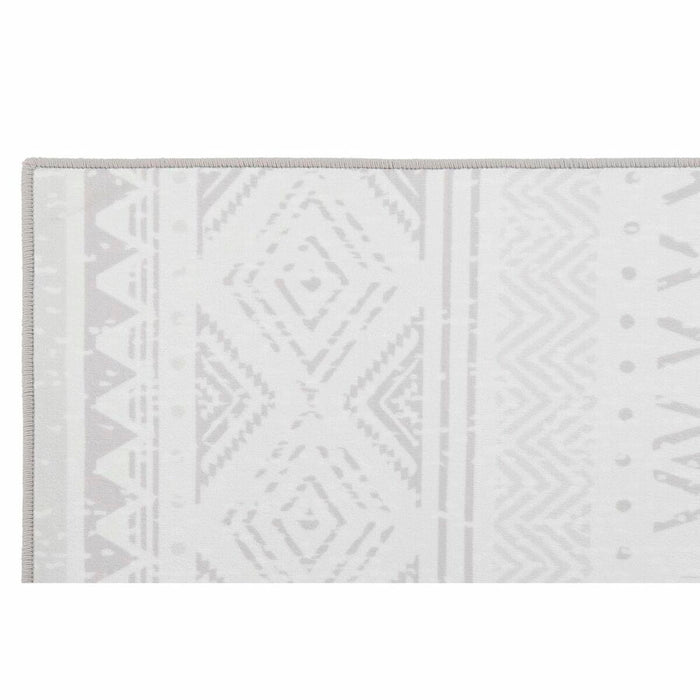 Alfombra DKD Home Decor Beige Blanco Ikat (200 x 290 x 0,4 cm)