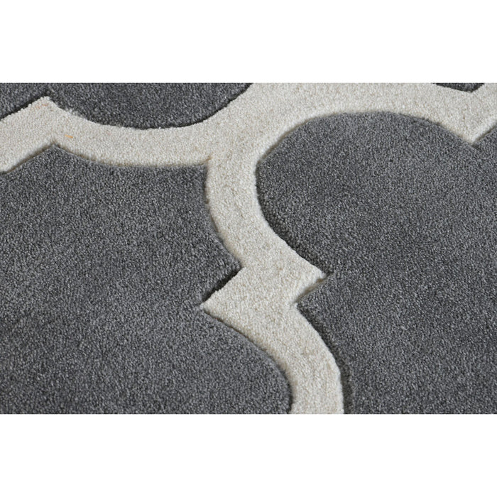 Alfombra DKD Home Decor 160 x 230 x 2 cm Gris Poliéster Étnico