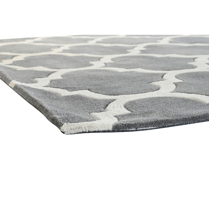 Alfombra DKD Home Decor 160 x 230 x 2 cm Gris Poliéster Étnico