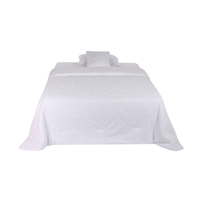 Colcha Home ESPRIT Blanco 180 x 260 cm