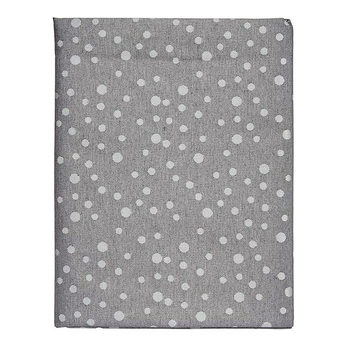 Mantel Gris Jacquard Blanco (140 x 180 cm)