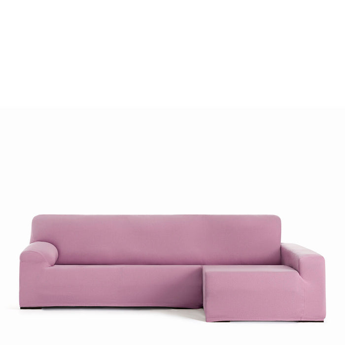 Funda para chaise longue de brazo largo derecho Eysa BRONX Rosa 170 x 110 x 310 cm