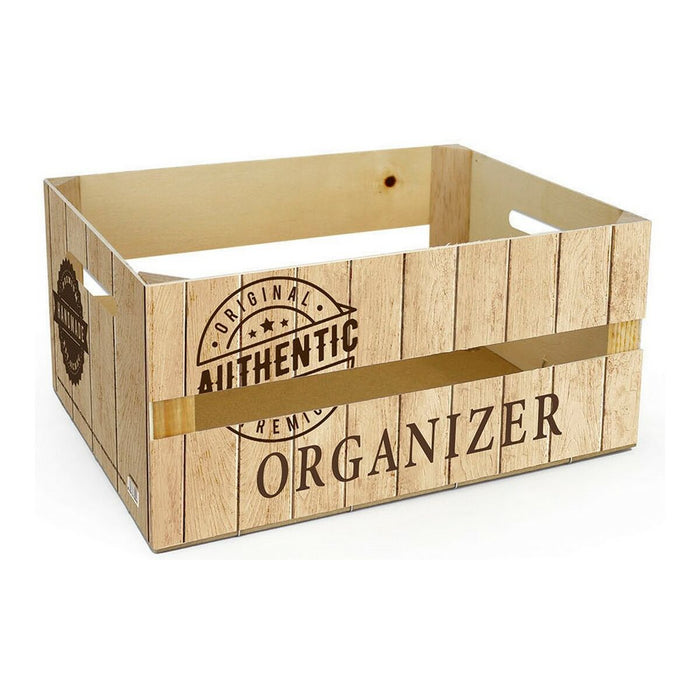 Caja de Almacenaje Confortime Organizer Madera (32 x 24,5 x 14 cm)