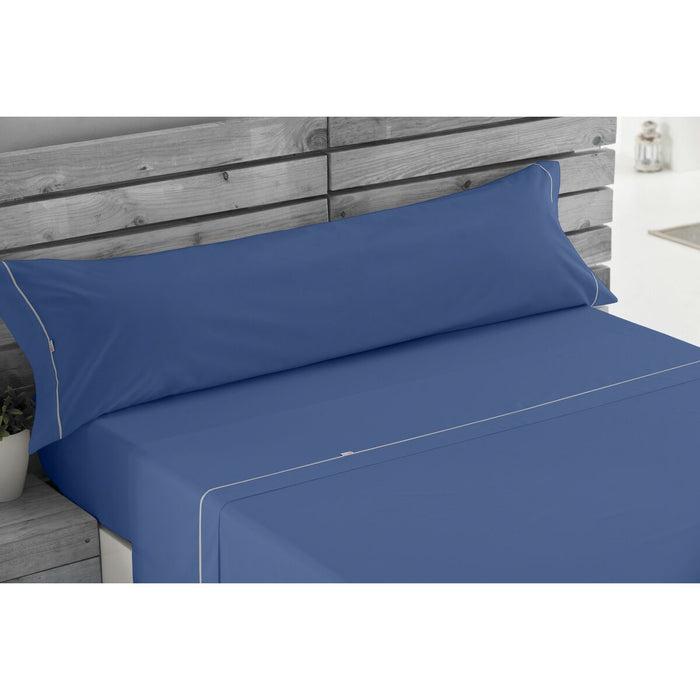 Juego de Sábanas Alexandra House Living Azul Cama de 105 3 Piezas