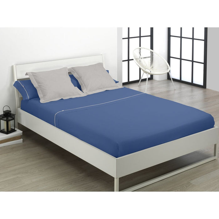 Juego de Sábanas Alexandra House Living Azul Cama de 105 3 Piezas