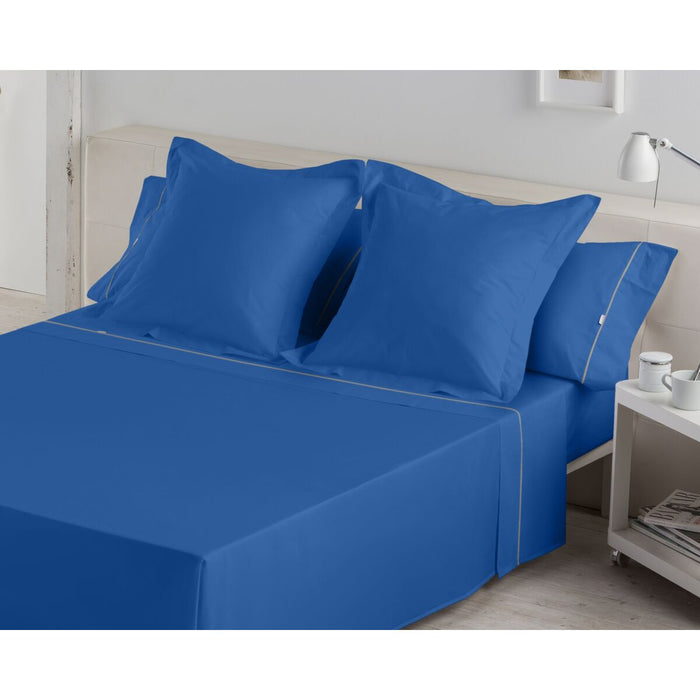 Juego de Sábanas Alexandra House Living Azul Cama de 135/140 3 Piezas