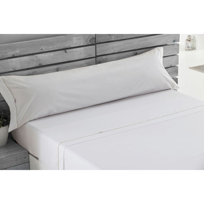 Juego de Sábanas Alexandra House Living Blanco Cama de 180 4 Piezas