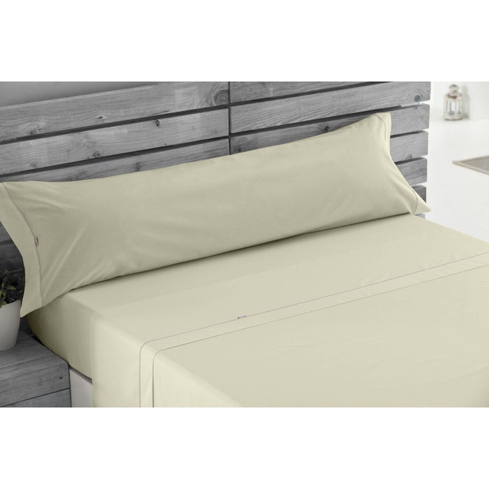 Juego de Sábanas Alexandra House Living Crema Cama de 105 3 Piezas