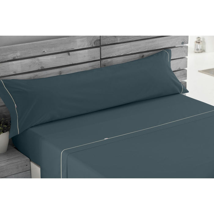 Juego de Sábanas Alexandra House Living Gris Cama de 135/140 3 Piezas