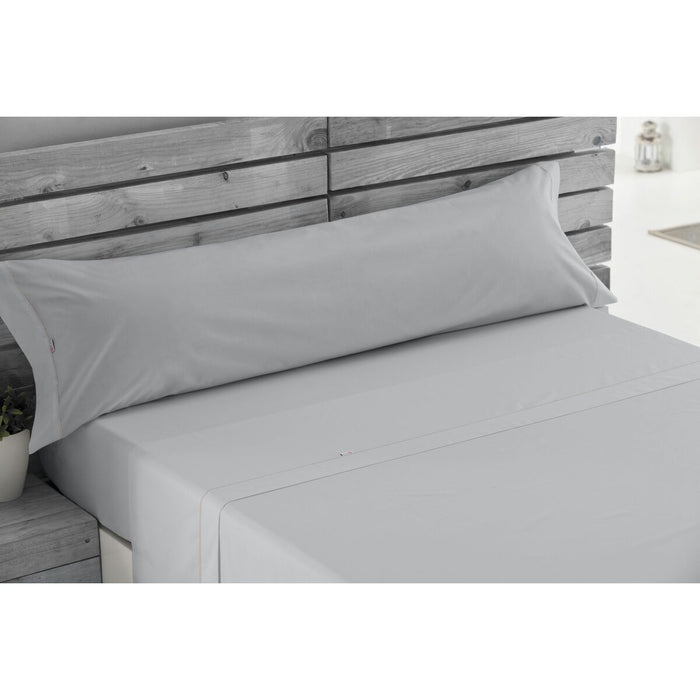 Juego de Sábanas Alexandra House Living Gris Perla Cama de 135/140 3 Piezas