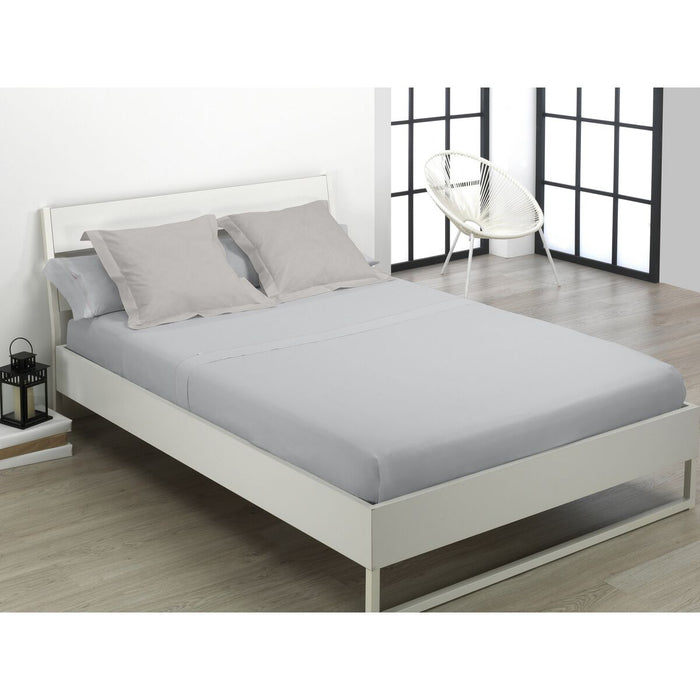 Juego de Sábanas Alexandra House Living Gris Perla Cama de 135/140 3 Piezas