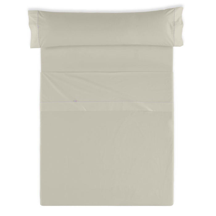 Juego de Sábanas Alexandra House Living Beige Cama de 105 3 Piezas