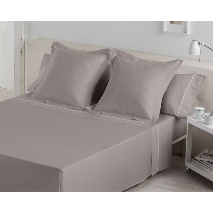 Juego de Sábanas Alexandra House Living Gris oscuro Cama de 105 3 Piezas