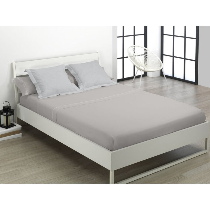 Juego de Sábanas Alexandra House Living Gris oscuro Cama de 150 3 Piezas