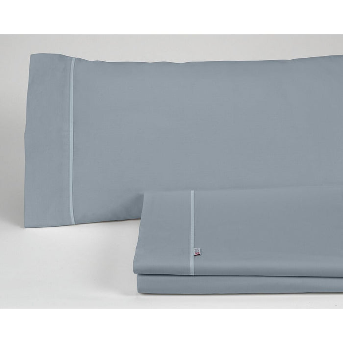 Juego de Sábanas Alexandra House Living Acero Gris Acero Cama de 105 3 Piezas