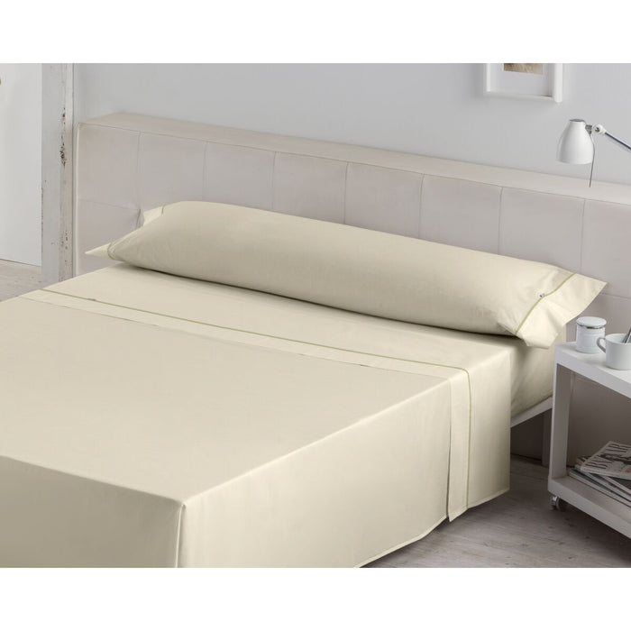 Juego de Sábanas Alexandra House Living Crema Cama de 105 3 Piezas