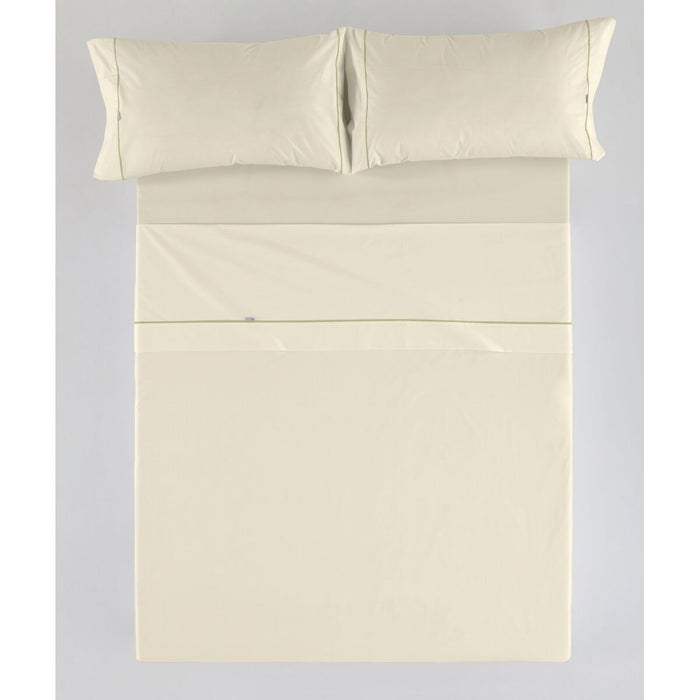 Juego de Sábanas Alexandra House Living Crema Cama de 150/160 4 Piezas