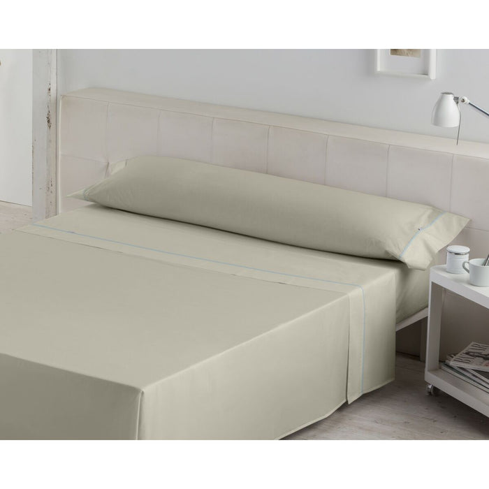 Juego de Sábanas Alexandra House Living Beige Cama de 105 3 Piezas