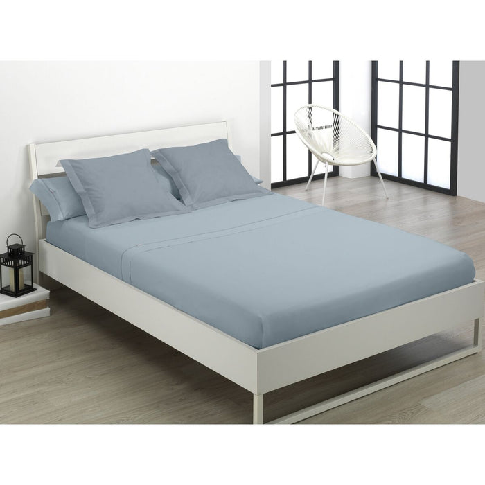 Juego de Sábanas Alexandra House Living Gris Cama de 105 3 Piezas