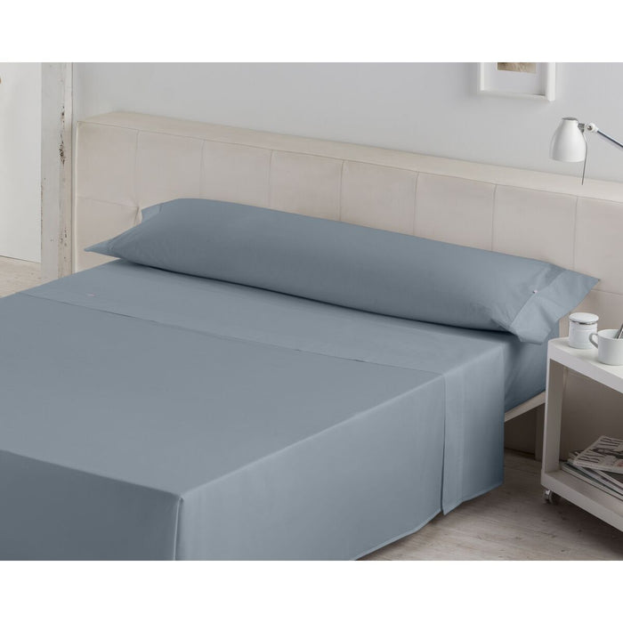 Juego de Sábanas Alexandra House Living Acero Gris Acero Cama de 105 3 Piezas