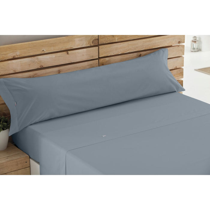 Juego de Sábanas Alexandra House Living Acero Gris Acero Cama de 105 3 Piezas