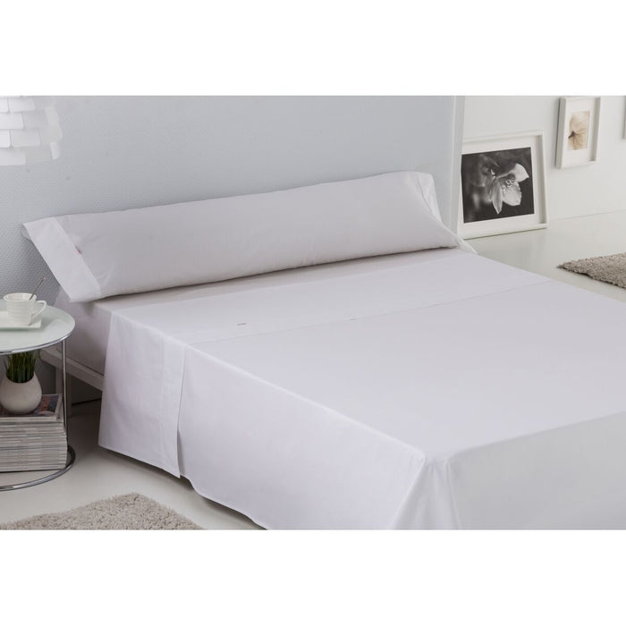 Juego de Sábanas Alexandra House Living Blanco Cama de 105 3 Piezas