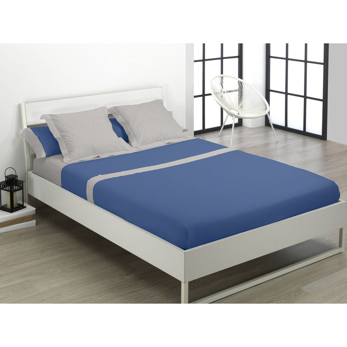 Juego de Sábanas Alexandra House Living Azul Cama de 105 3 Piezas