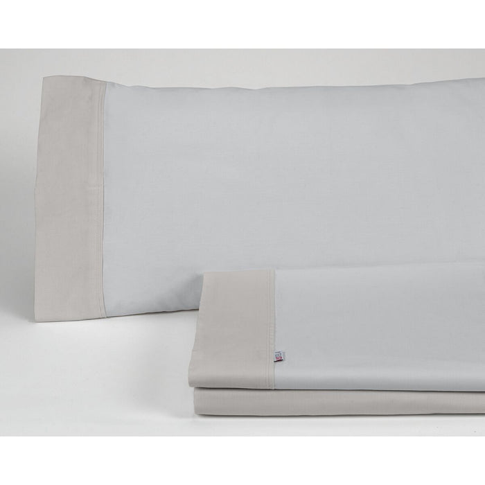 Juego de Sábanas Alexandra House Living Gris Perla Cama de 105 3 Piezas