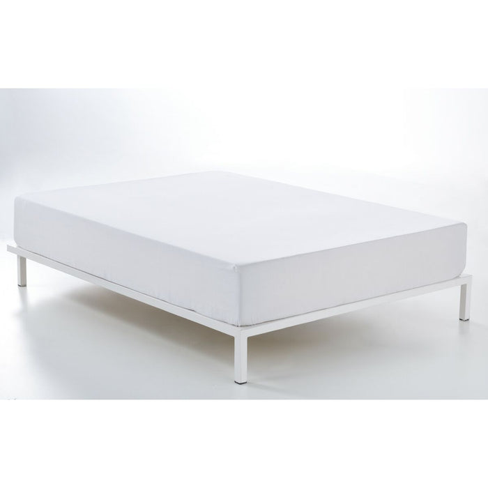 Sábana Bajera Ajustable Alexandra House Living Blanco 150 x 190/200 cm