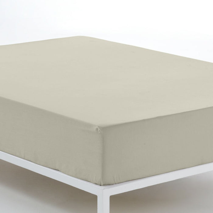 Sábana Bajera Ajustable Alexandra House Living Beige 135/140 x 190/200 cm