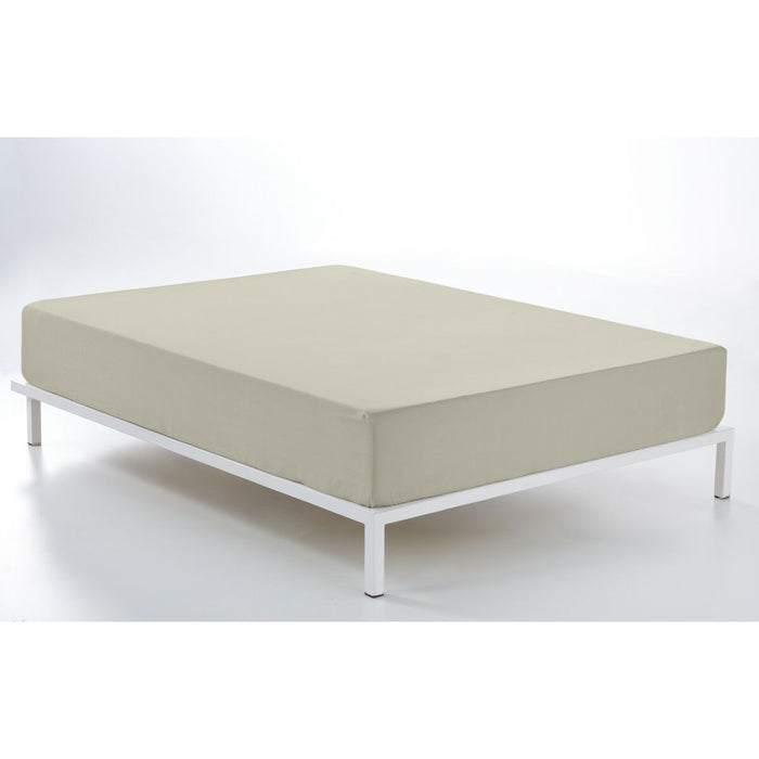 Sábana Bajera Ajustable Alexandra House Living Beige 150 x 190/200 cm