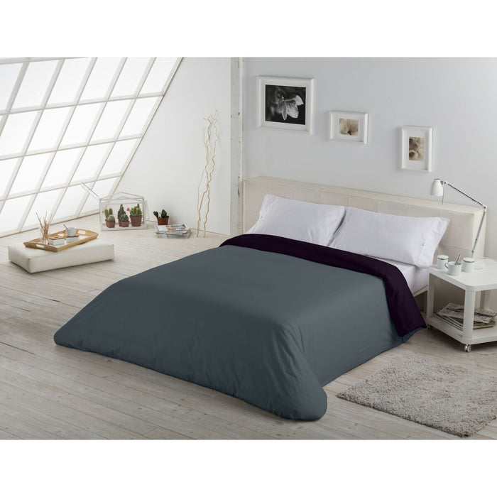 Funda Nórdica Alexandra House Living Gris 180 x 220 cm